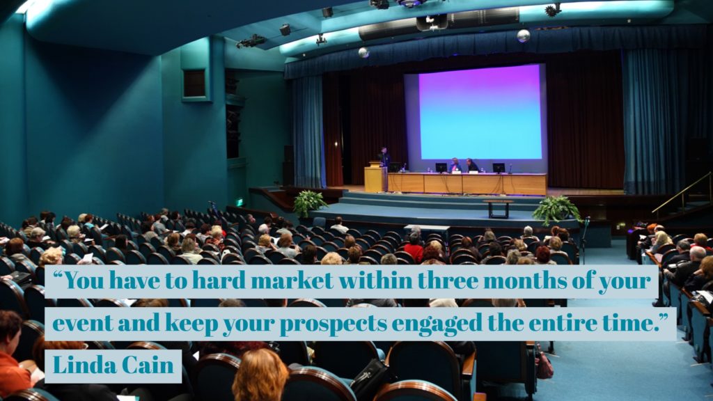 How to Fill an Event Advice Quote - Live Out Loud